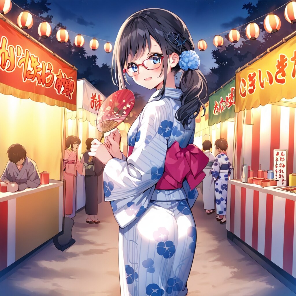 夏祭りに彼女と | の人気AIイラスト・グラビア