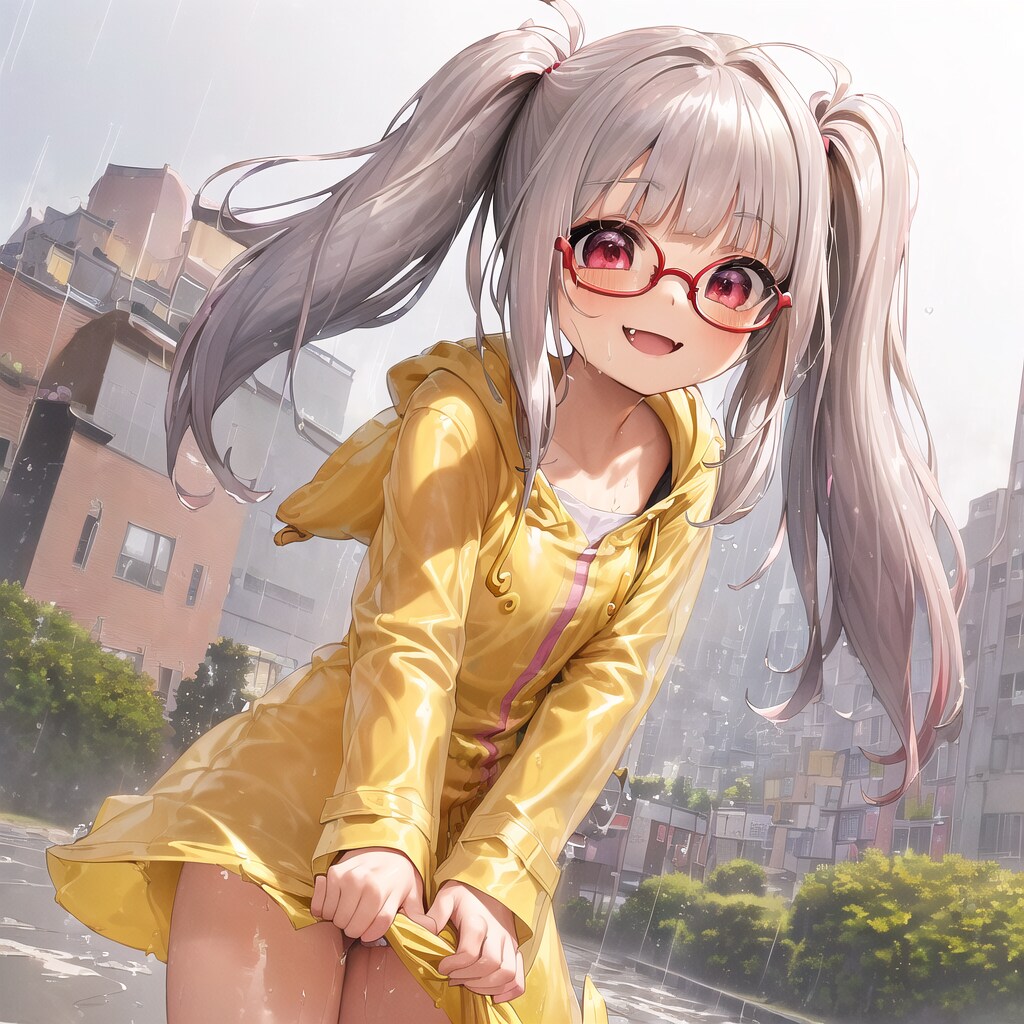 ノーパンカッパでキミと雨の日デート💕①