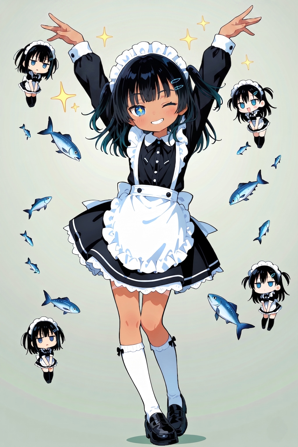 マツケンサンバを踊るこなつちゃん
