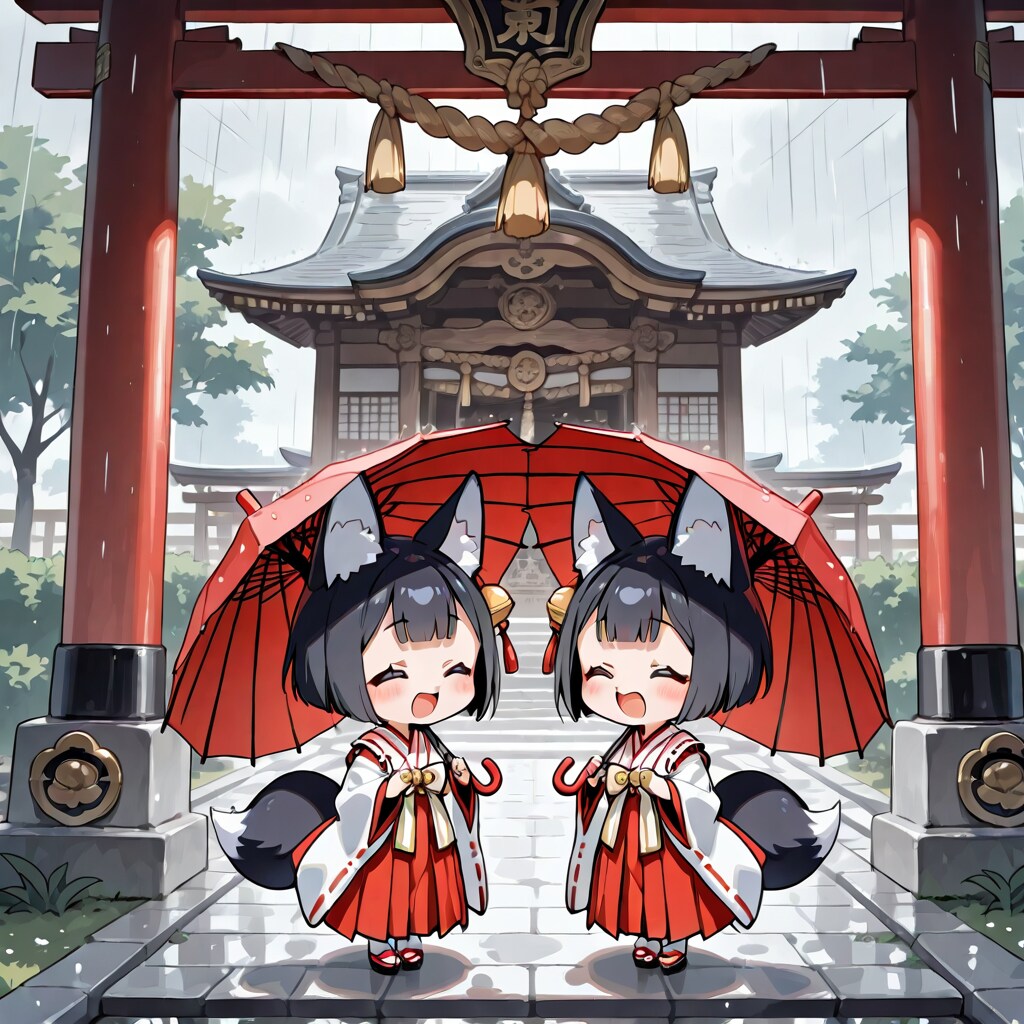 天気雨 | の人気AIイラスト・グラビア