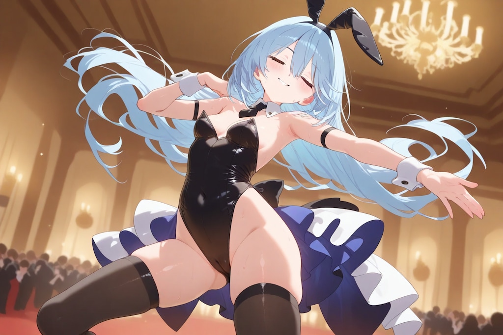 バニーガールでダンス♡