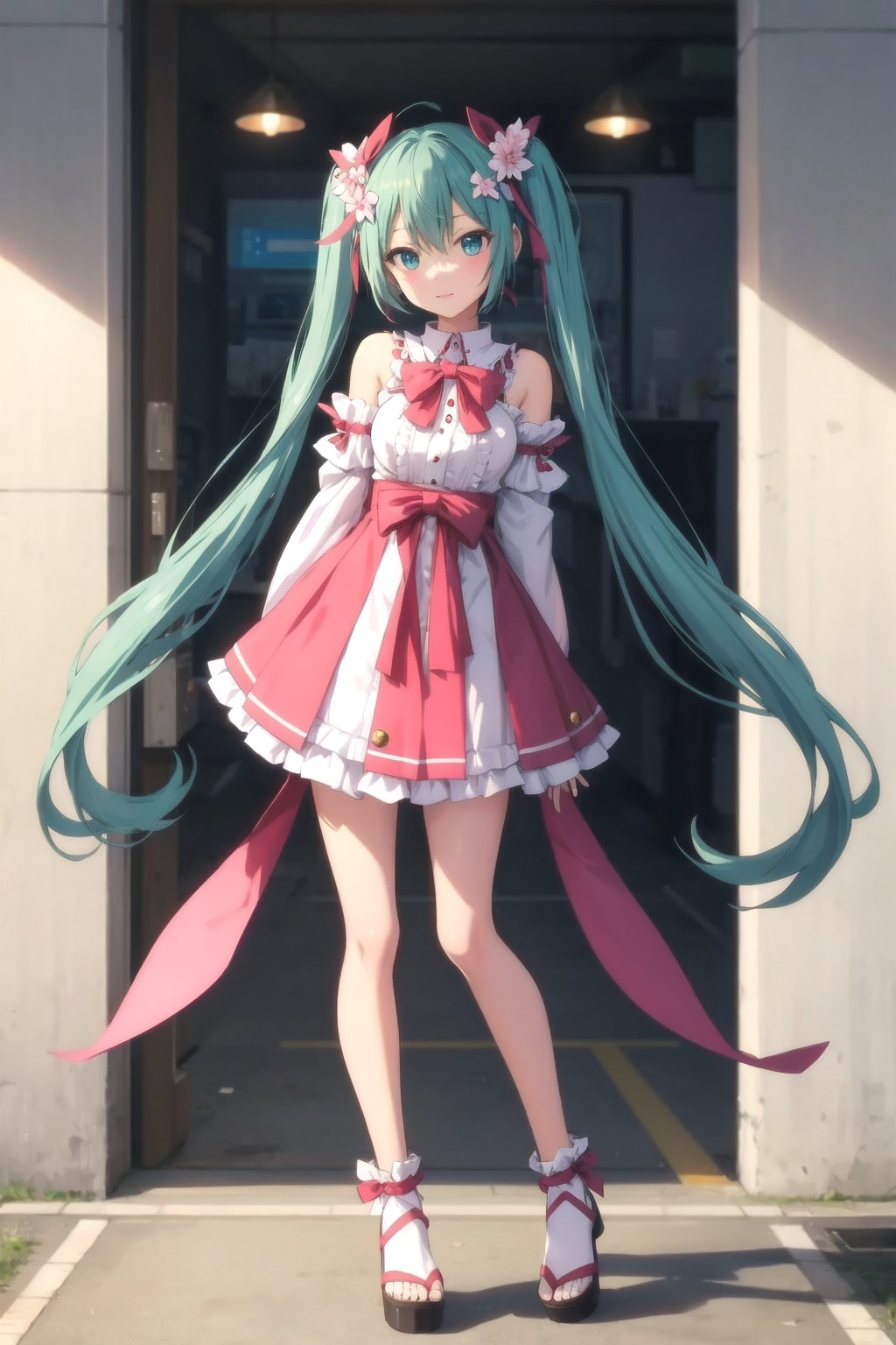 V4B 桜ミクになるかテスト