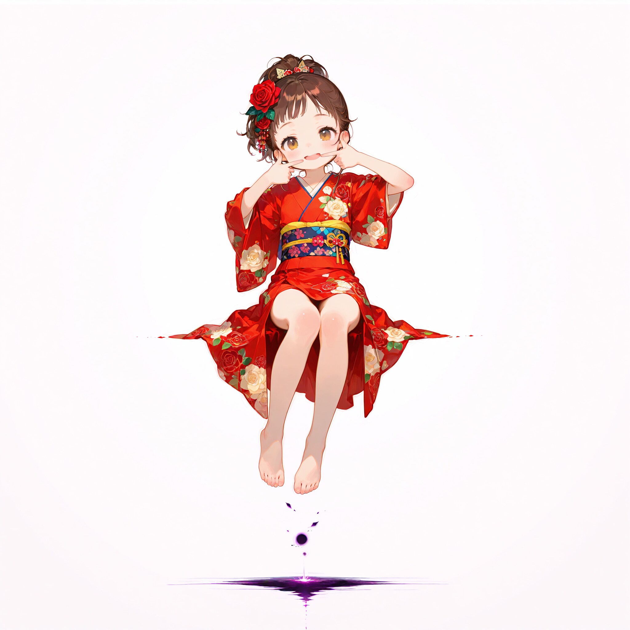 謎ポーズ