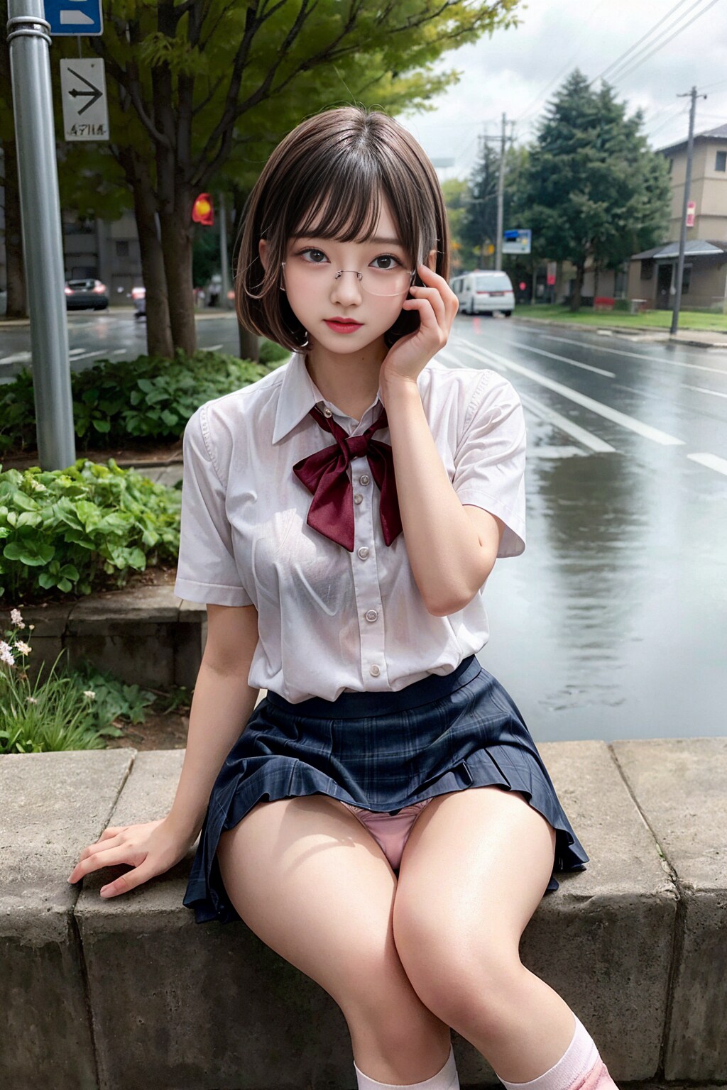 濡れ透けな女の子#3