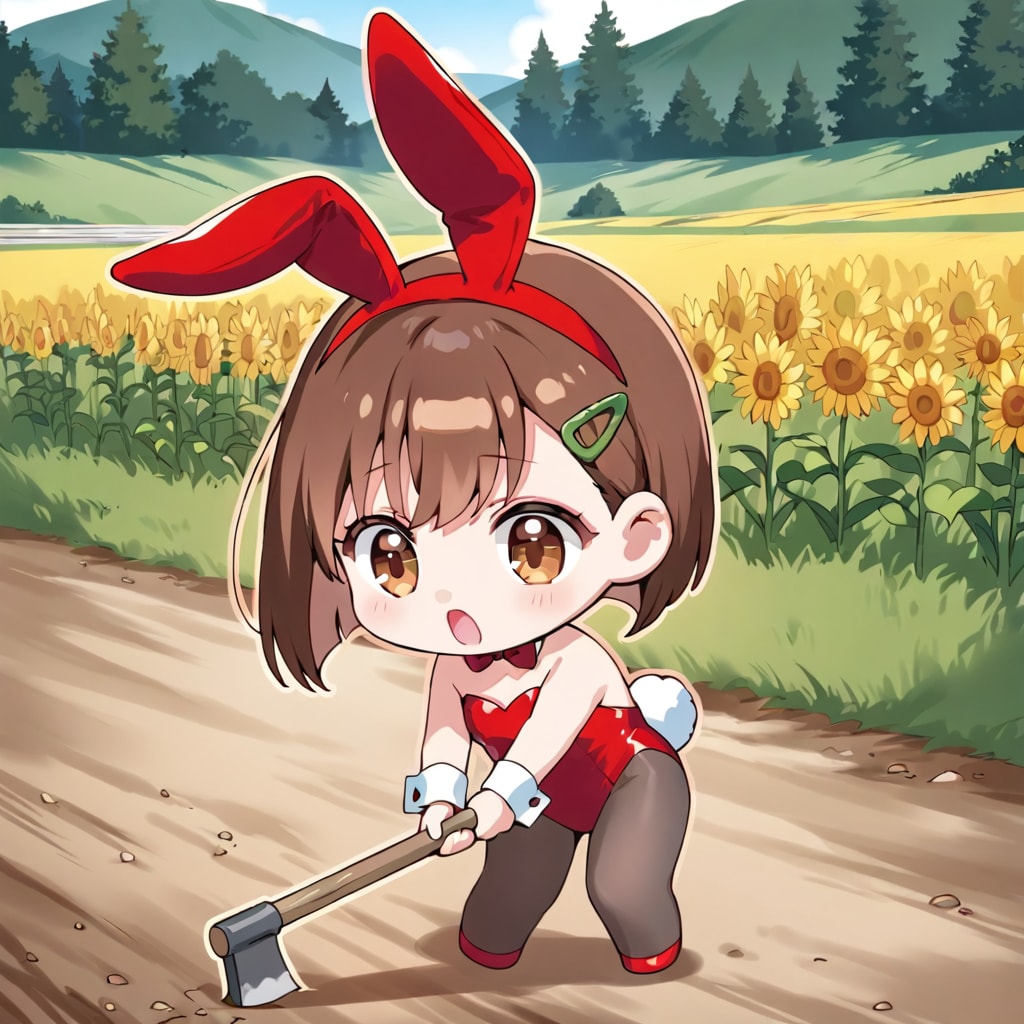 にんじんたくさん育ててやる～！