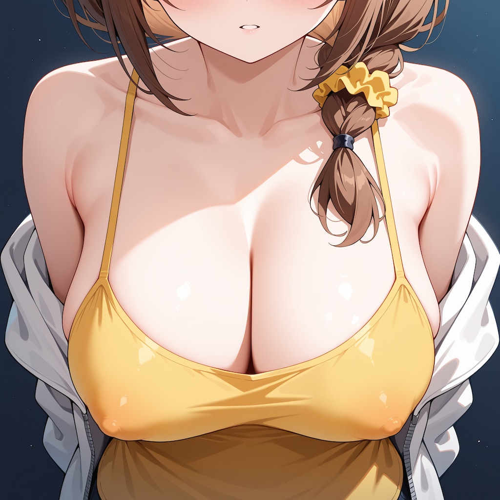 夜空の下で