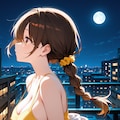 夜空の下で 2枚目
