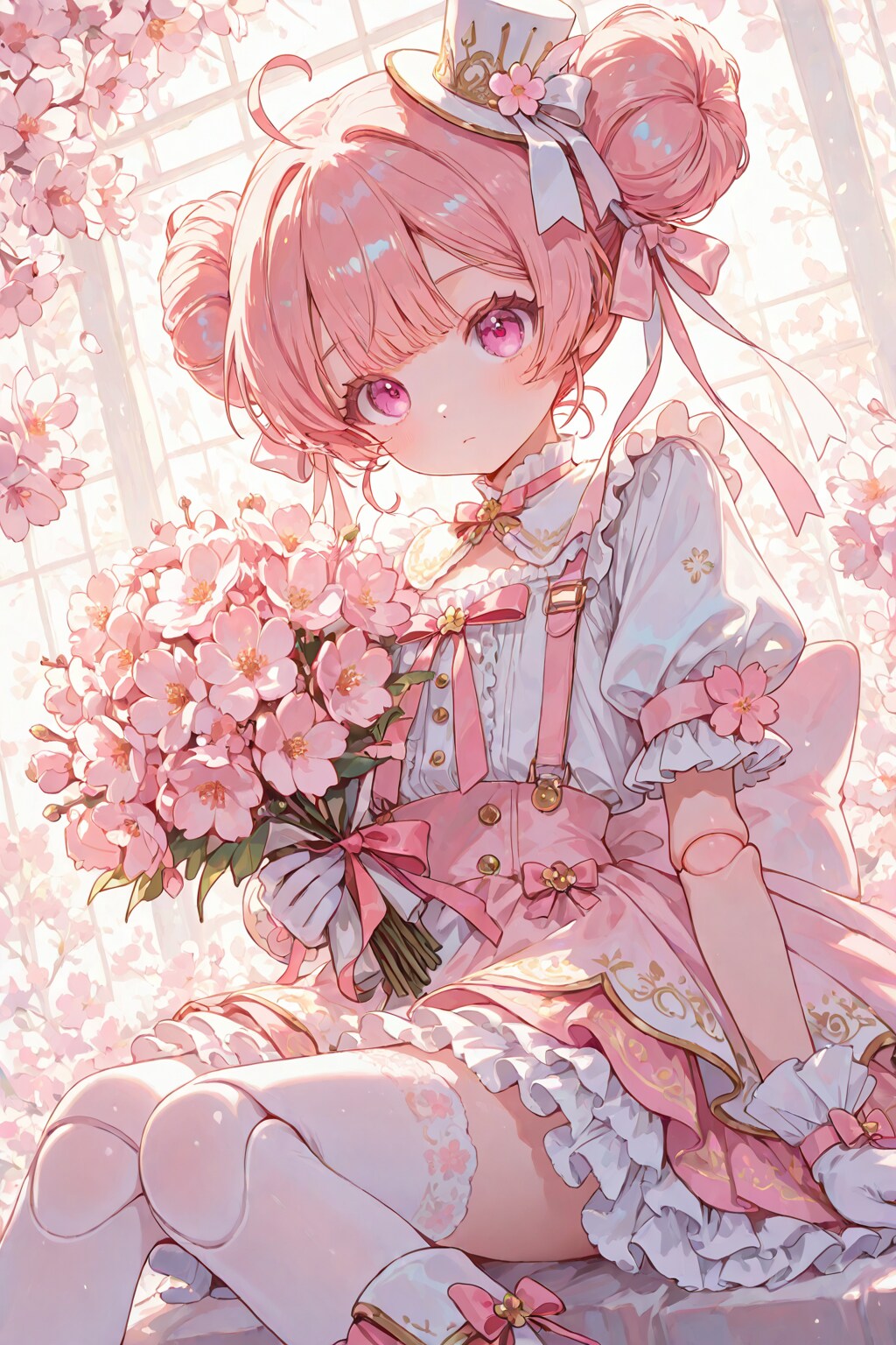 花束と絶対領域