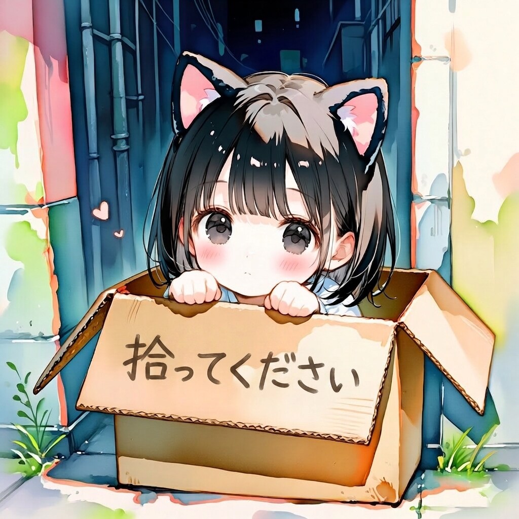 路地裏の子猫