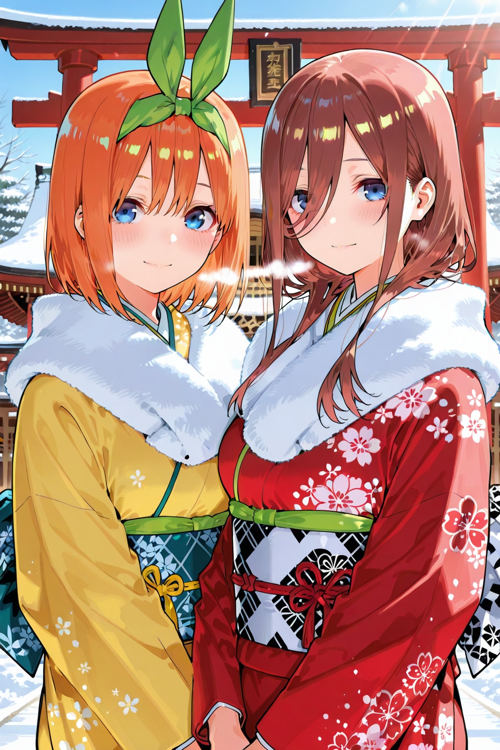 中野三玖と四葉 | の人気AIイラスト・グラビア