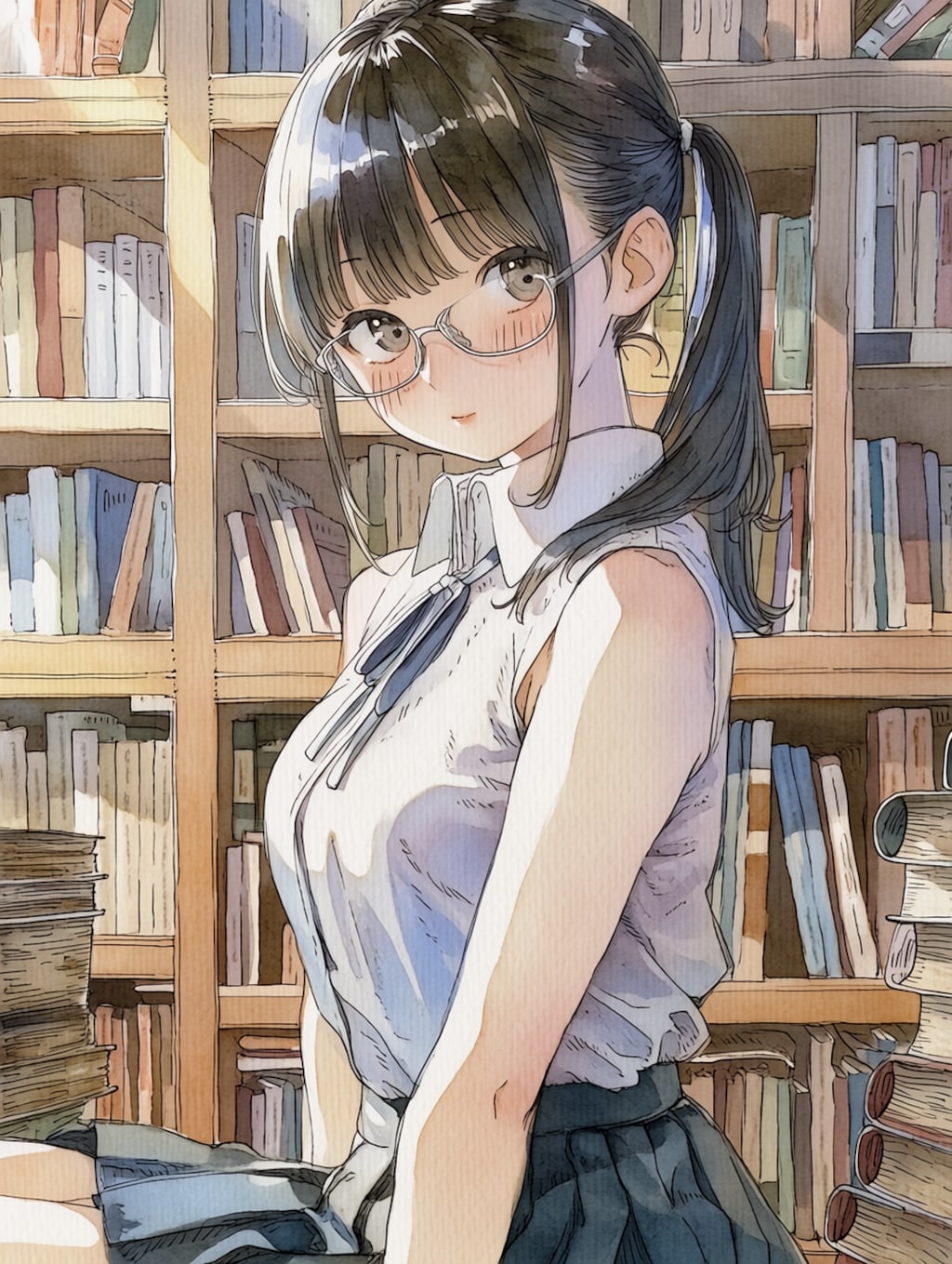 図書室のあの子