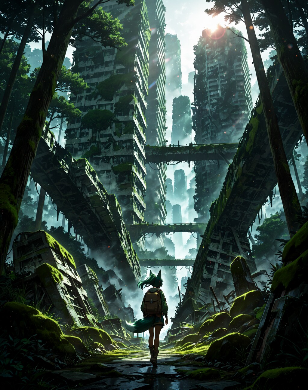 終末世界を旅する狐娘