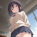 ローアングルの女子高生 2枚目