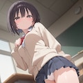 ローアングルの女子高生 4枚目