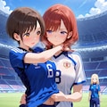 試合後のユニフォーム交換 9枚目