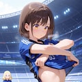 試合後のユニフォーム交換 8枚目