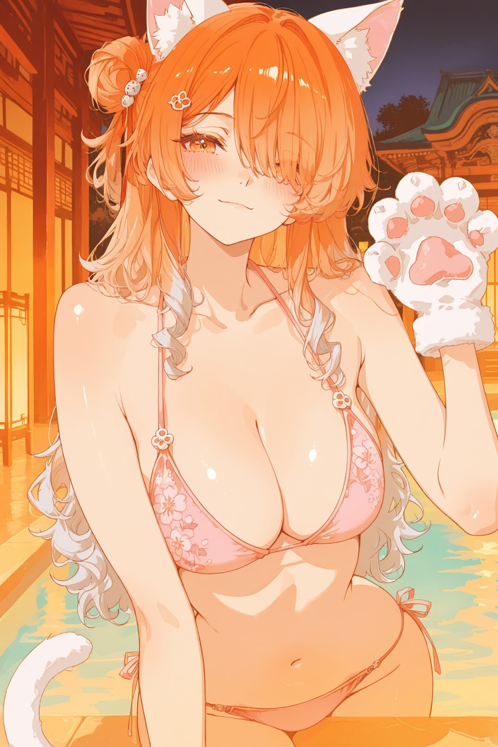 10/8 こんばんにゃん🐾(ひろこの) APRICOT-R18にゃん | の人気AIイラスト・グラビア