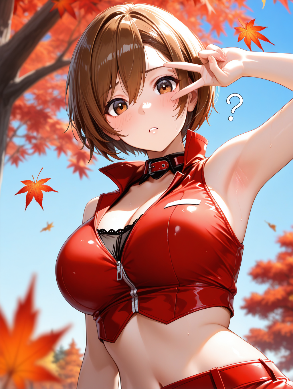 秋のわき見せめーちゃん