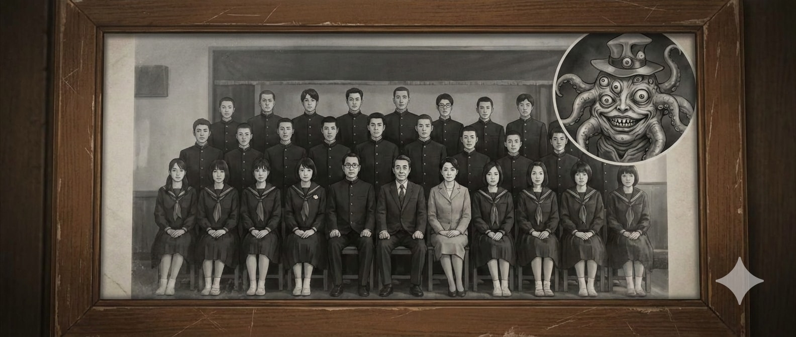 卒業写真の右上 | の人気AIイラスト・グラビア