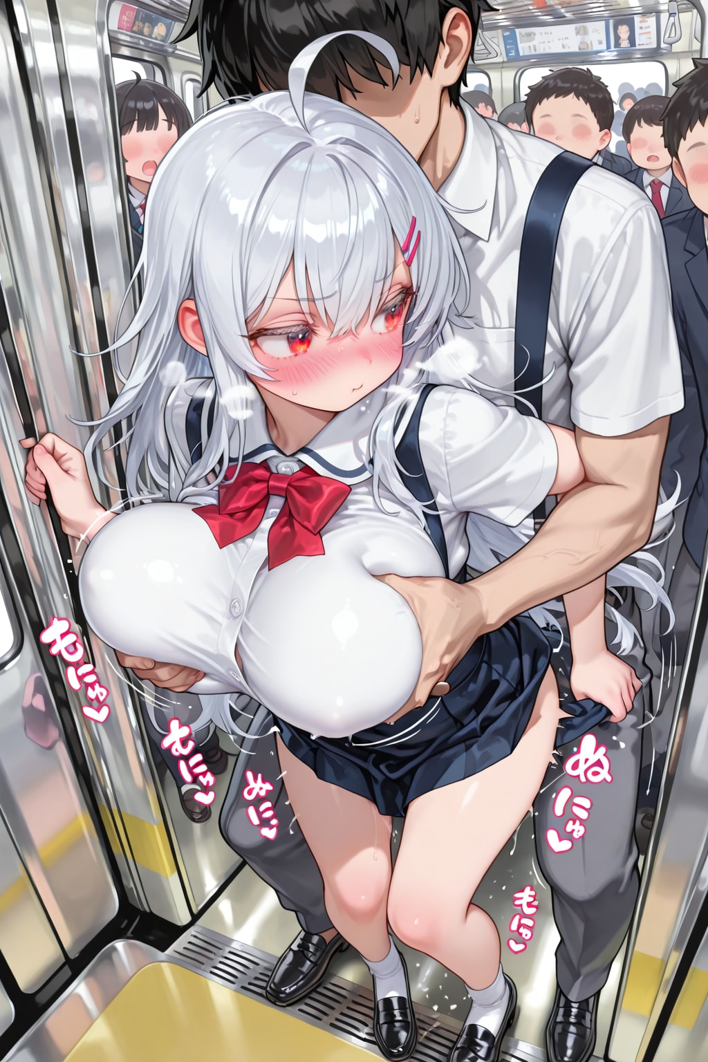 （うぉすっげぇ乳！　揉みしだいてるよなアレ！？）