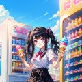 アイスクリームな自販機と、うちの子❤︎(6枚) 3枚目