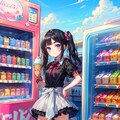 アイスクリームな自販機と、うちの子❤︎(6枚) 4枚目