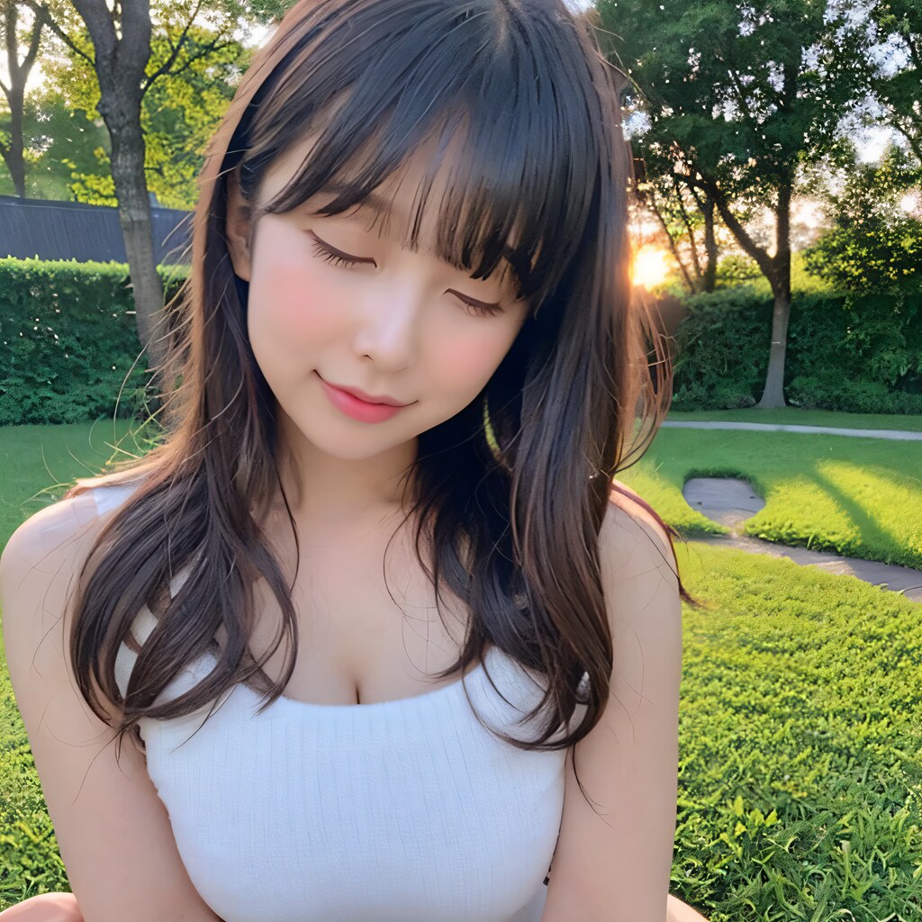 黒髪ロングでワンピースの美女５７