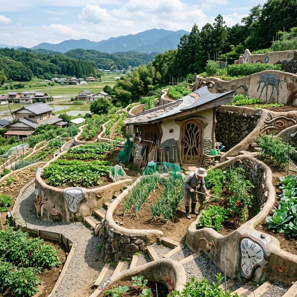 ダリっぽい段々畑
