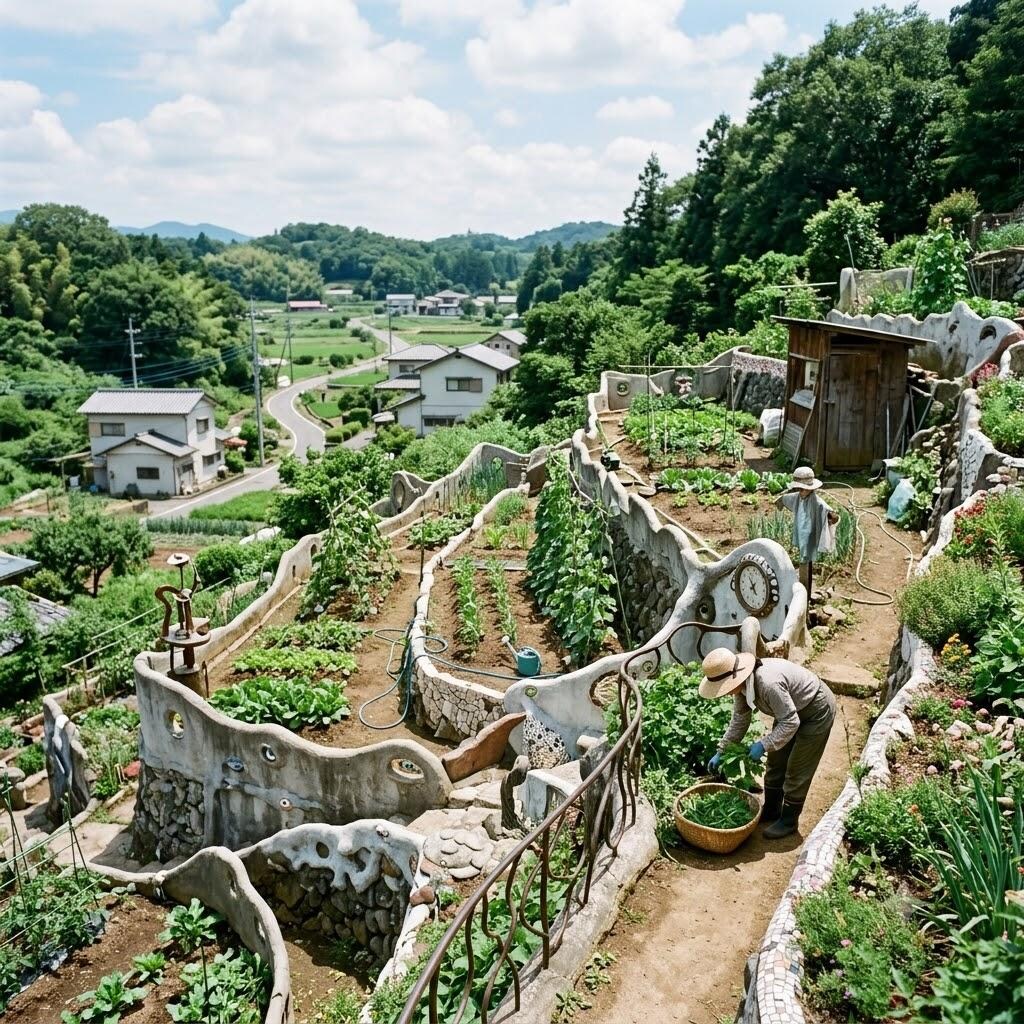 ダリっぽい段々畑
