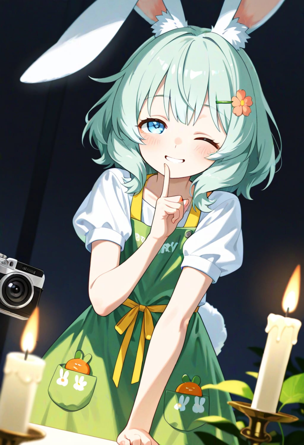 「しーっ！二人だけの秘密だよ」