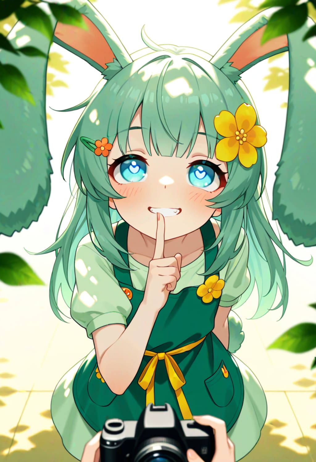 「しーっ！二人だけの秘密だよ」
