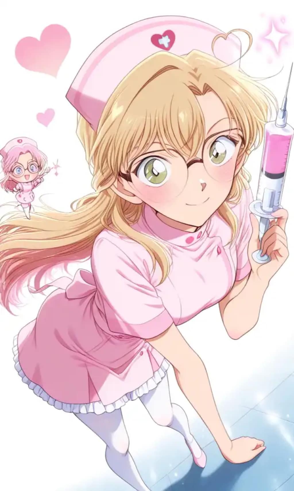 何だか可愛い、ヤング宮野セレーナ似のナース