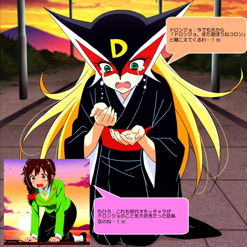 千川ちひろとドロンジョ、オモッチャマを思い出して号泣する