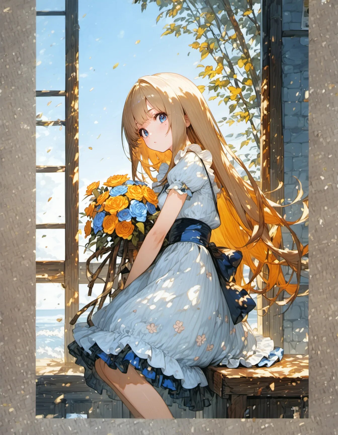 Where Golden Roses Remember Summer