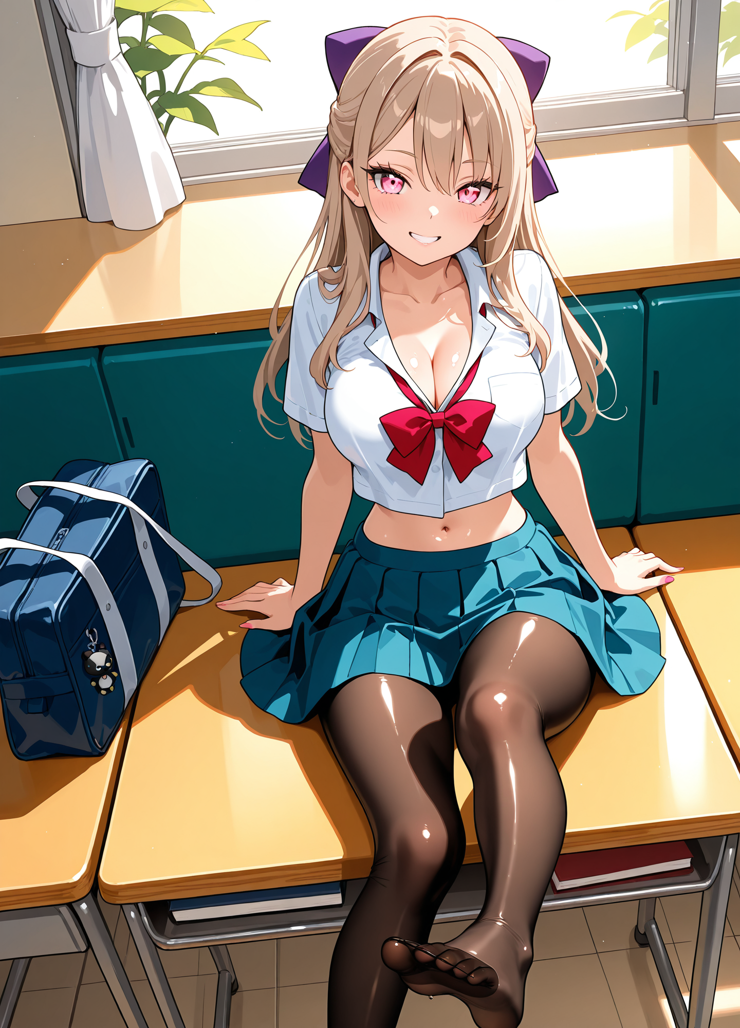 色白ギャルの誘惑