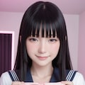 清楚ビ○チちゃんのパンティコキ 9枚目