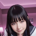 清楚ビ○チちゃんのパンティコキ 4枚目