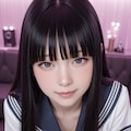 清楚ビ○チちゃんのパンティコキ 6枚目