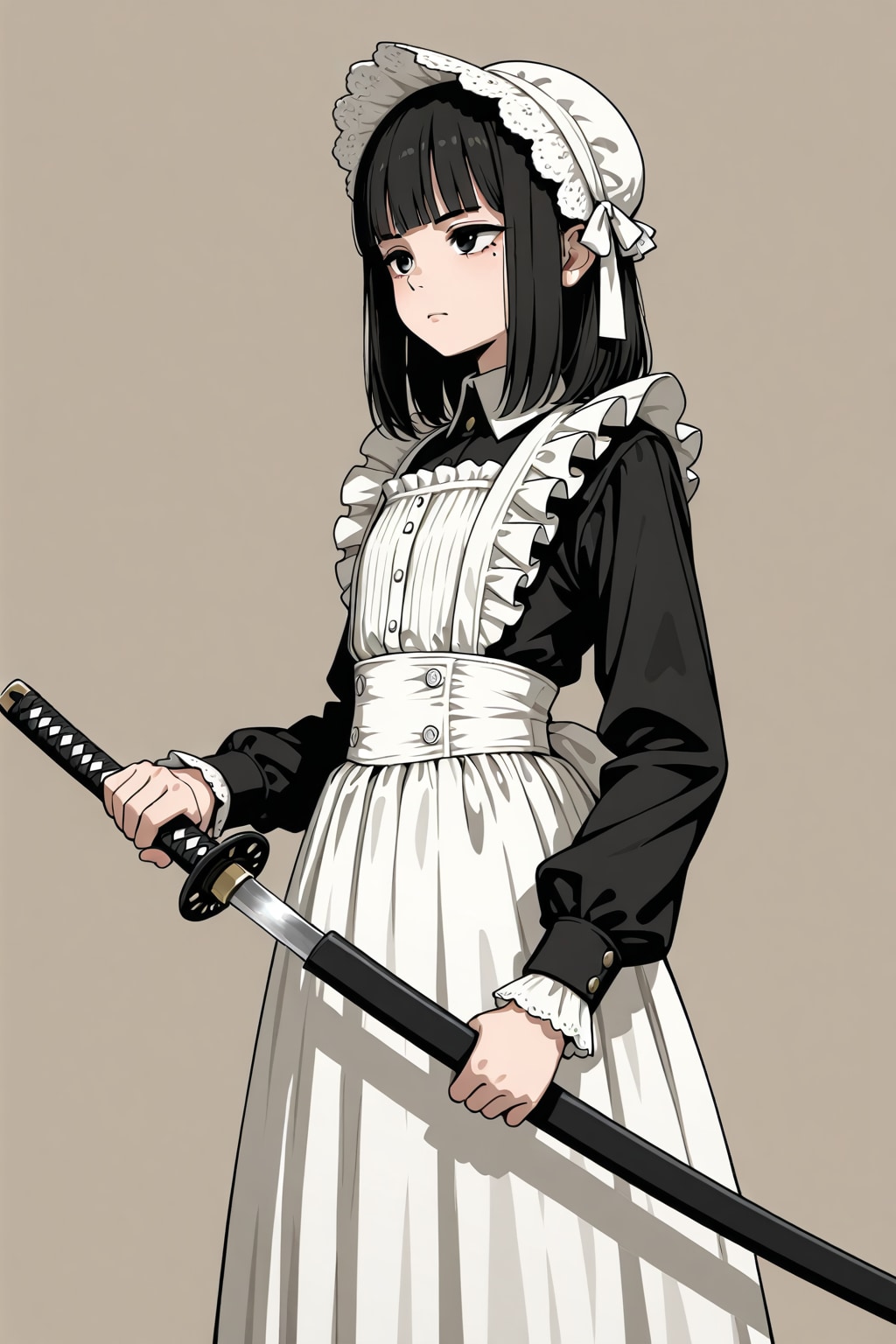 メイドさん３３９（ちせ） | の人気AIイラスト・グラビア