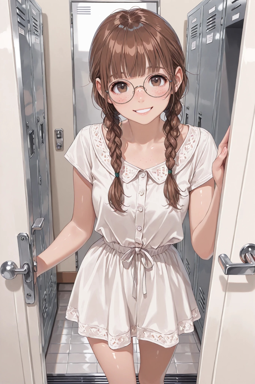 休日・日中・ロッカー室