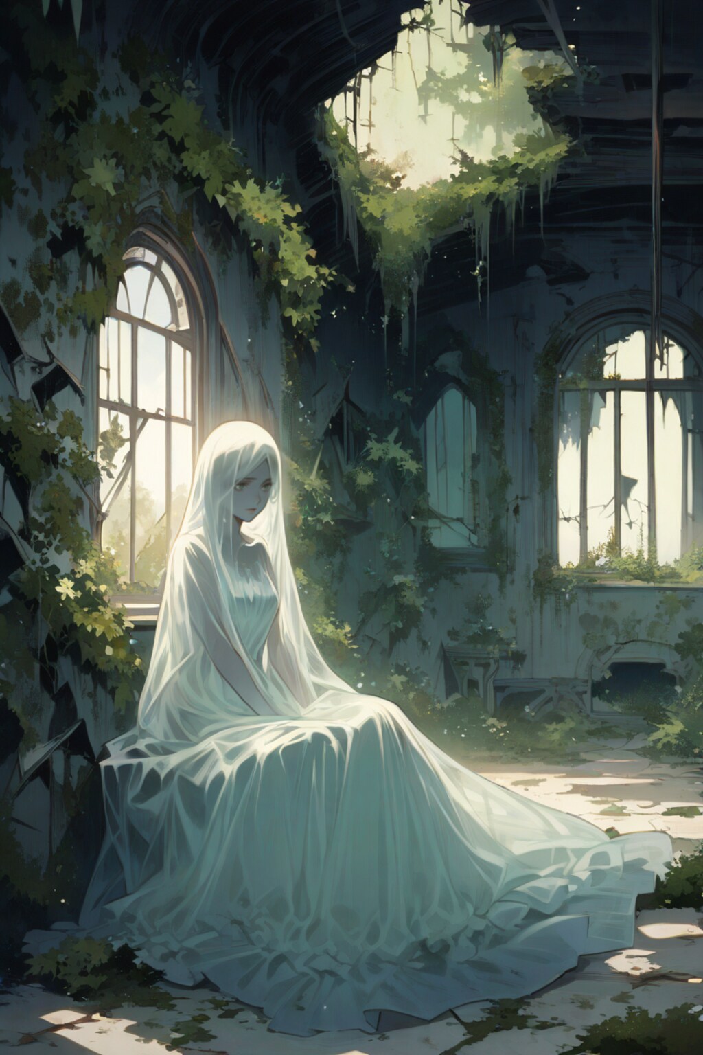 廃墟の幽霊