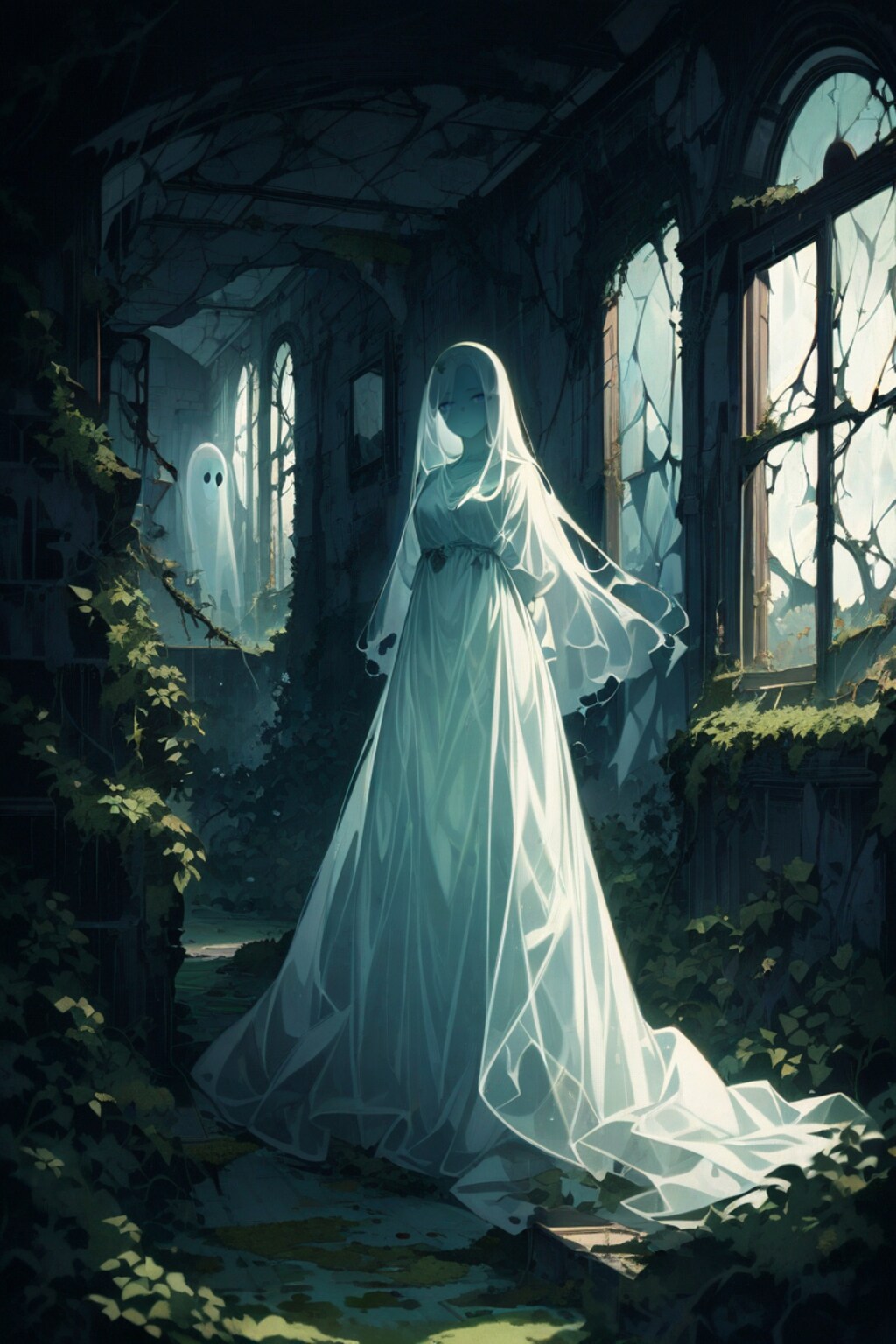 廃墟の幽霊