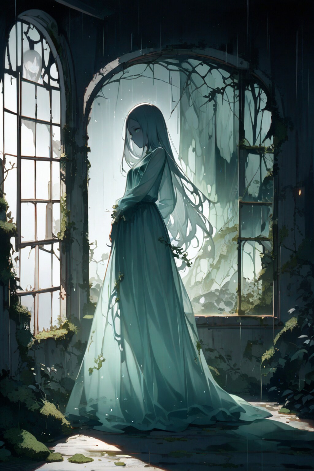 廃墟の幽霊