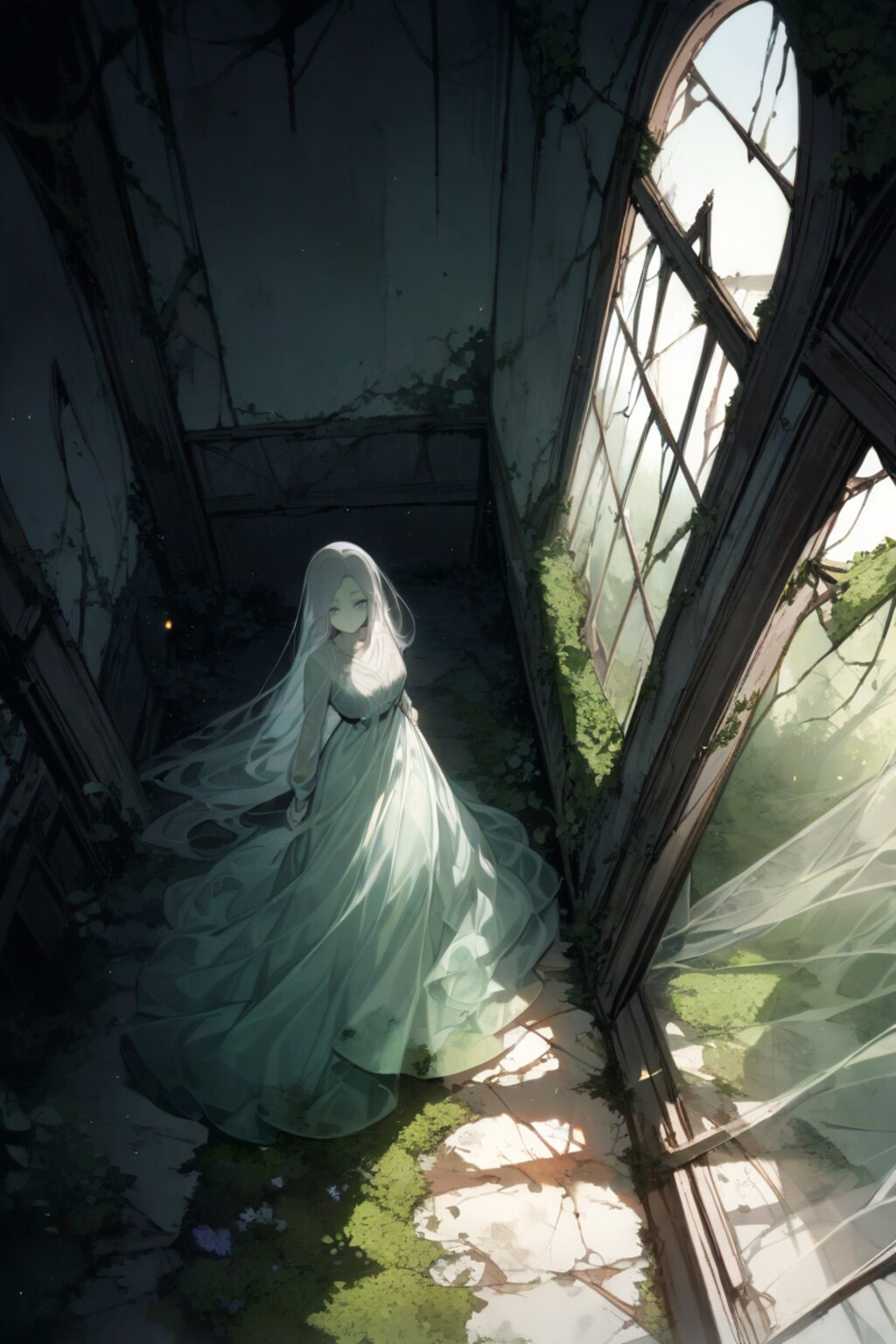 廃墟の幽霊