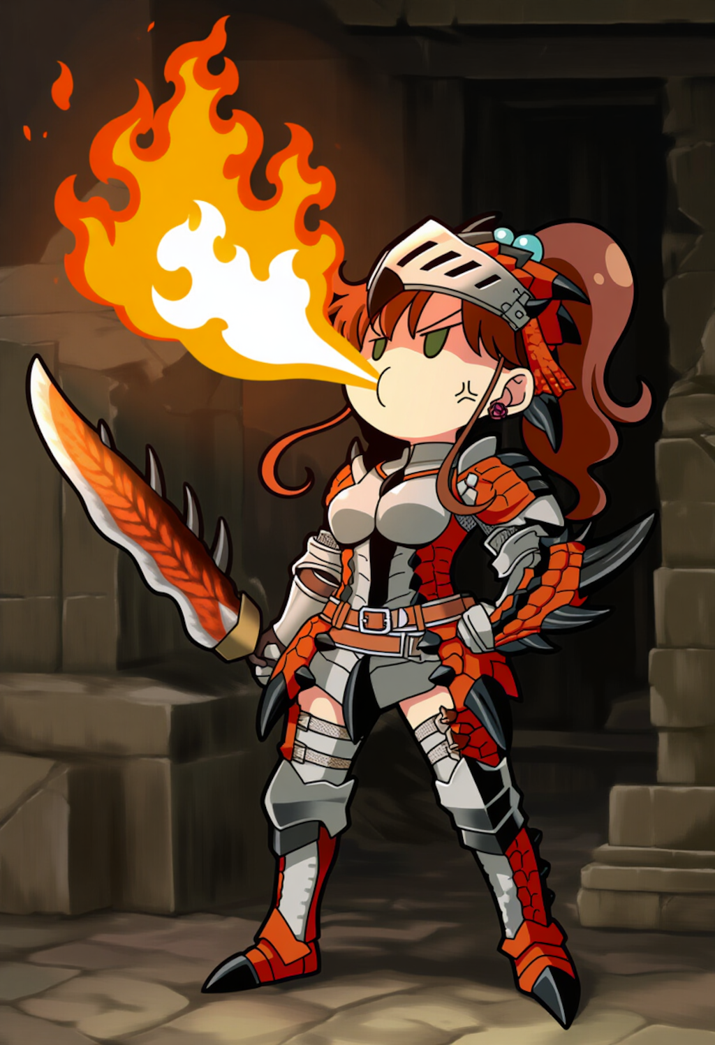 鬼人噴火モード