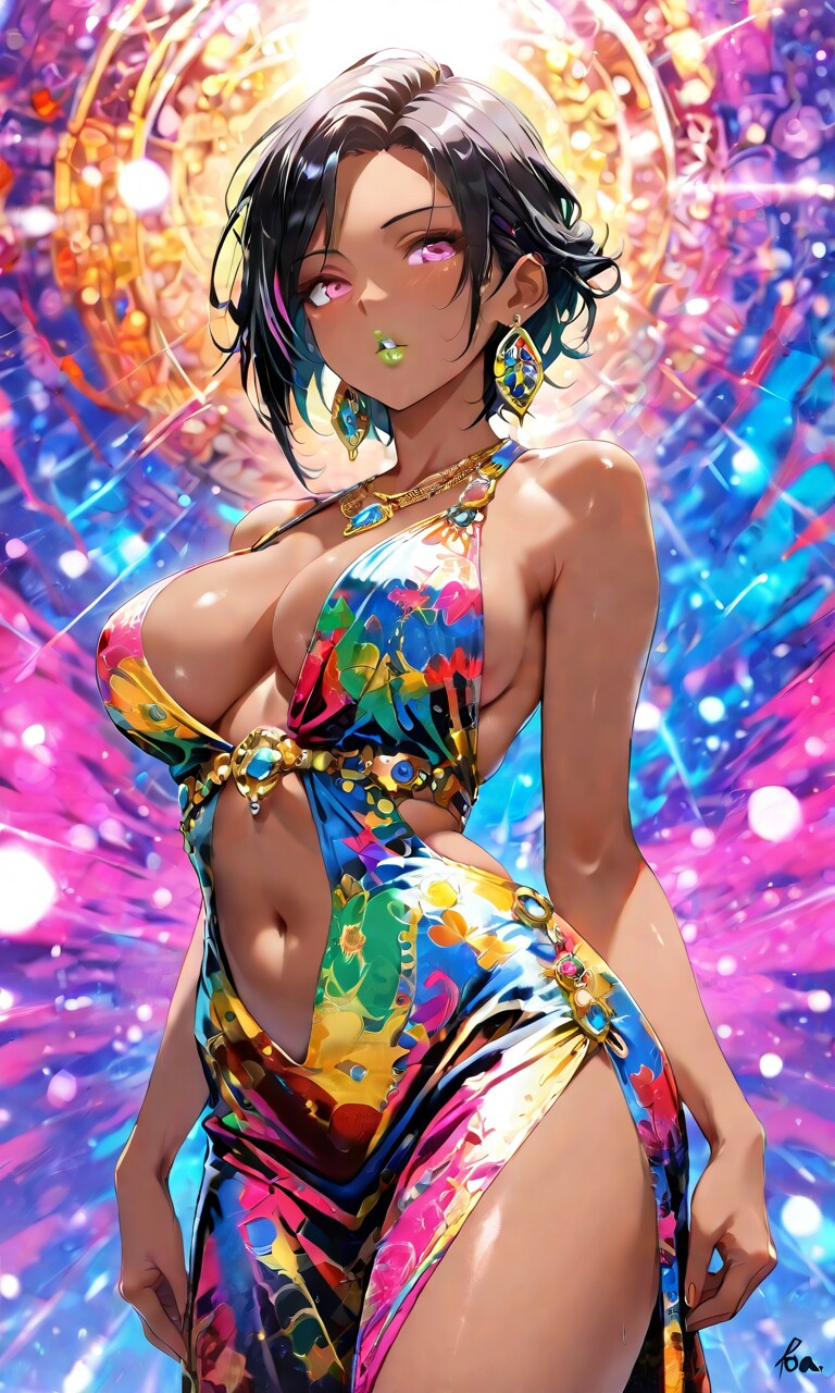 ドレス姿のスタイリッシュなお姉さん達5