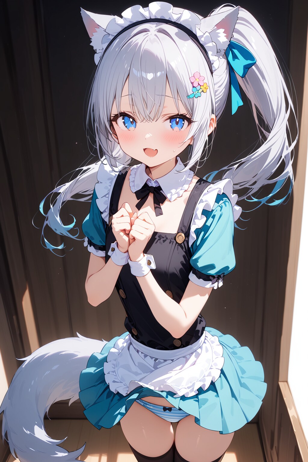 シマシマなイヌミミちゃん