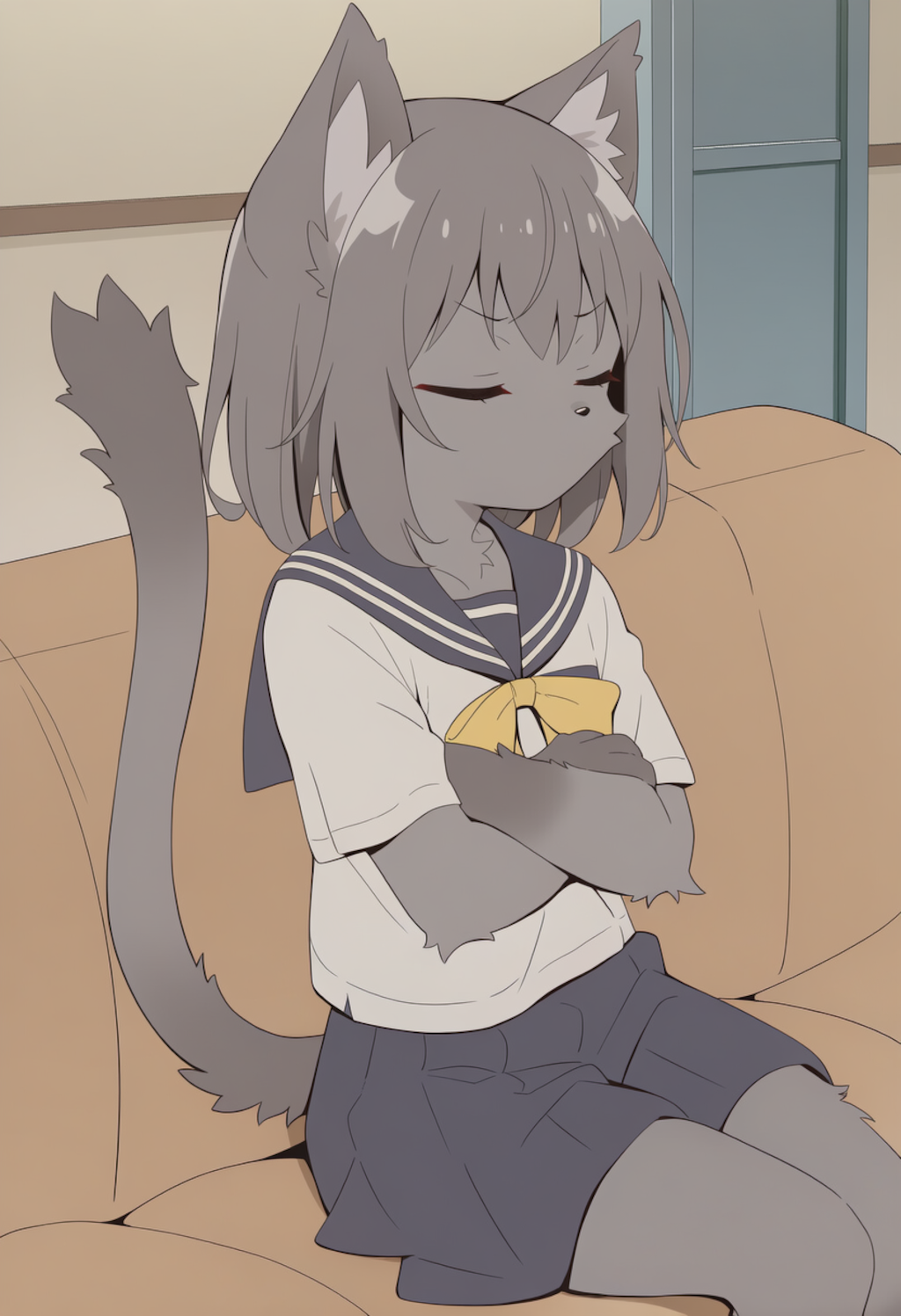 グラビアを見ていたのがバレてケモいあの子が口も利いてくれなくなった。 次の放課後スイーツおごる！と謝って許してもらったけどまだこっちを見てくれない。…そんな可愛い嫉妬の仕方されたら、惚れてまうやろ～！
