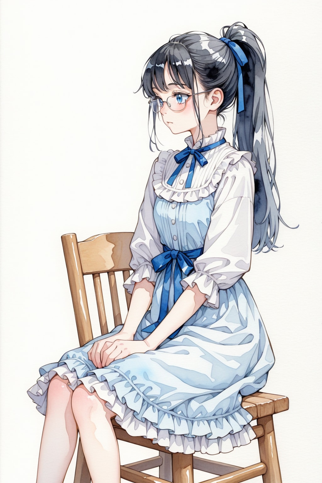 白いドレス2 | の人気AIイラスト・グラビア