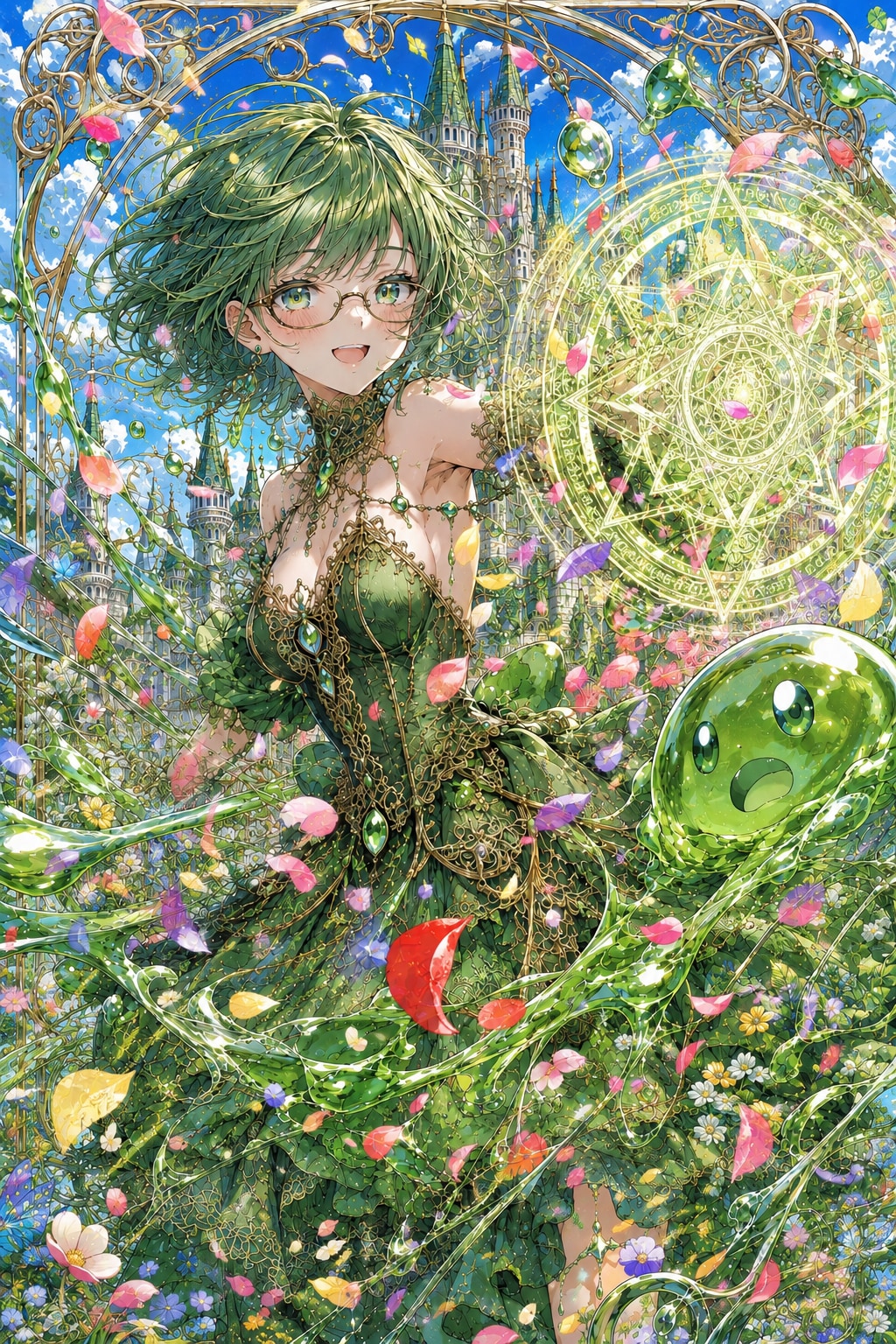 お花の魔法
